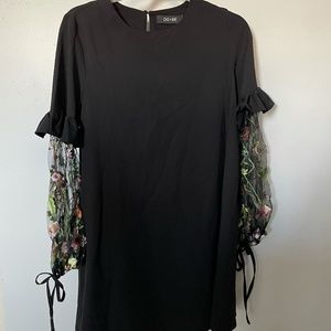 Forever 21 Lace Sleeve T-shirt Dress